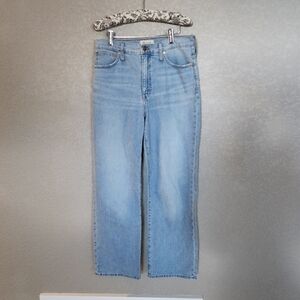 Madewell slim wide-leg Full length jeans size 30